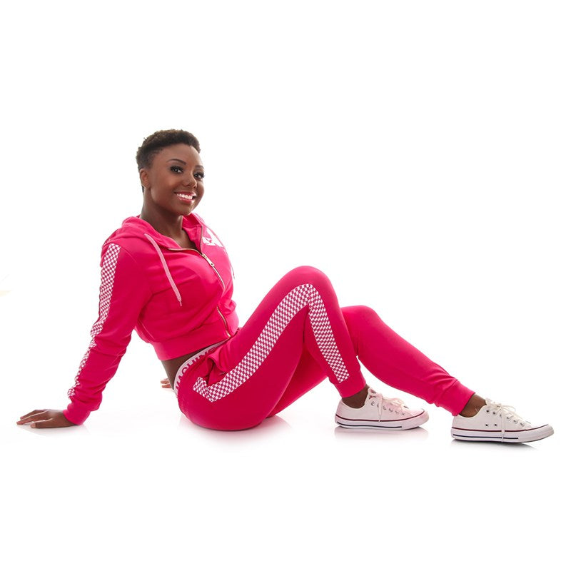 Conjunto de Moletom Love Peace Sexy Machine Pink - Final Sale