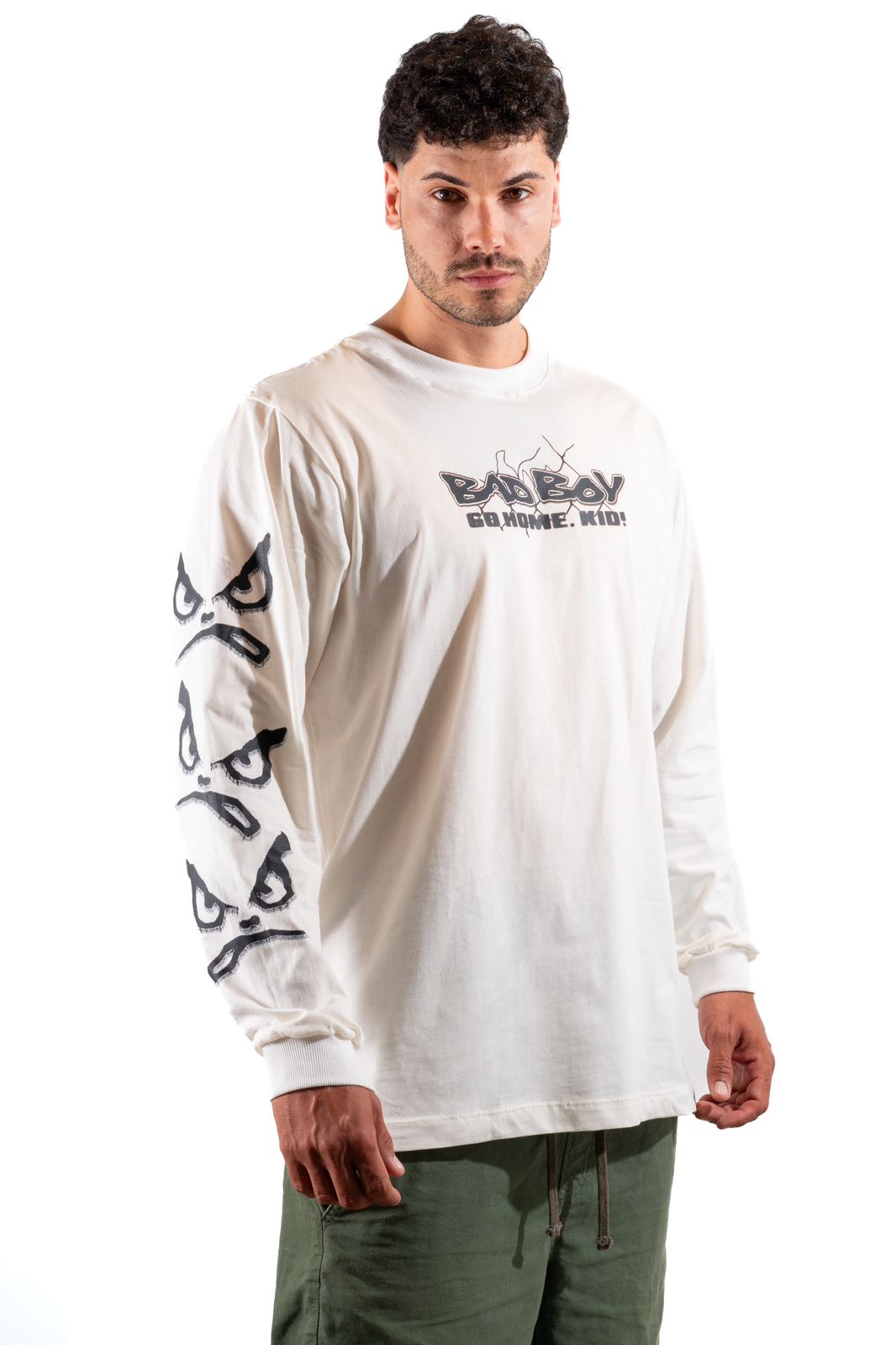 Camisa Street Manga Longa Bad Boy - Go home. Kid!