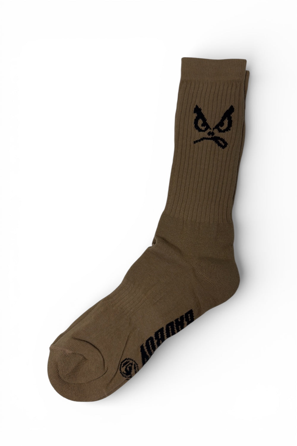 Meia Bad Boy Cano Alto El Face Marrom