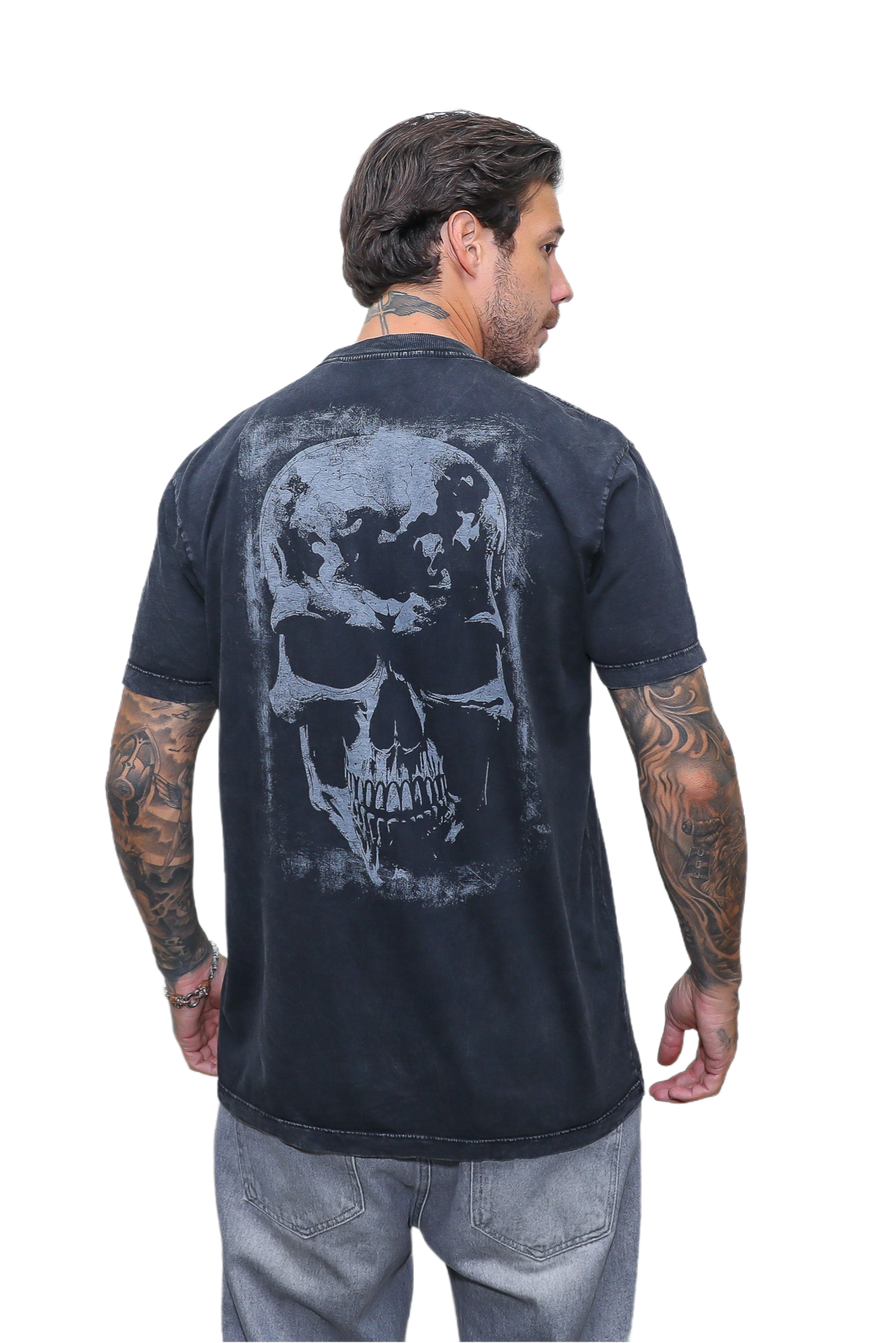 Camiseta Bad Boy Marble Skull