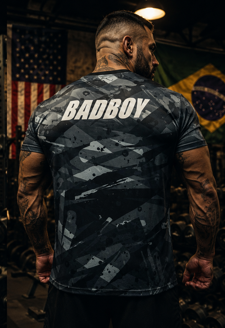 Camiseta Sport Dry Fit Bad Boy Flags