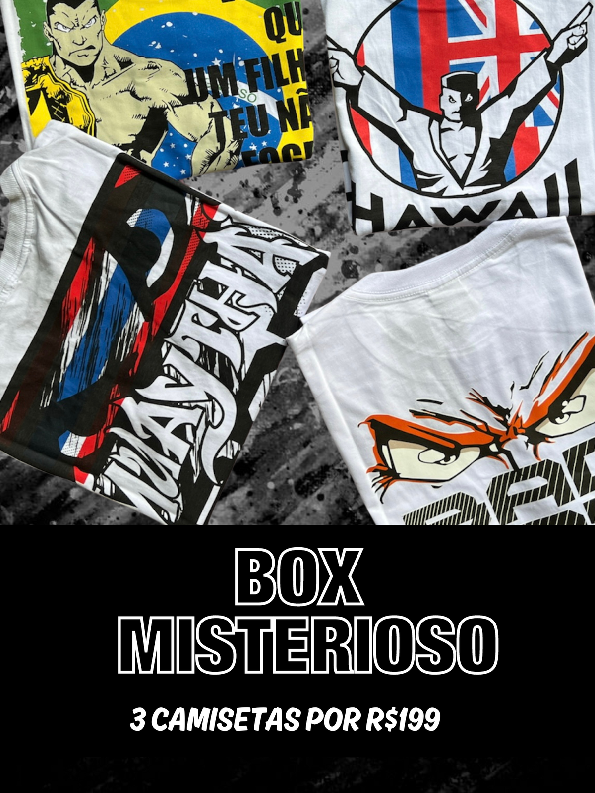 Box Misterioso Bad Boy 3 Camisetas