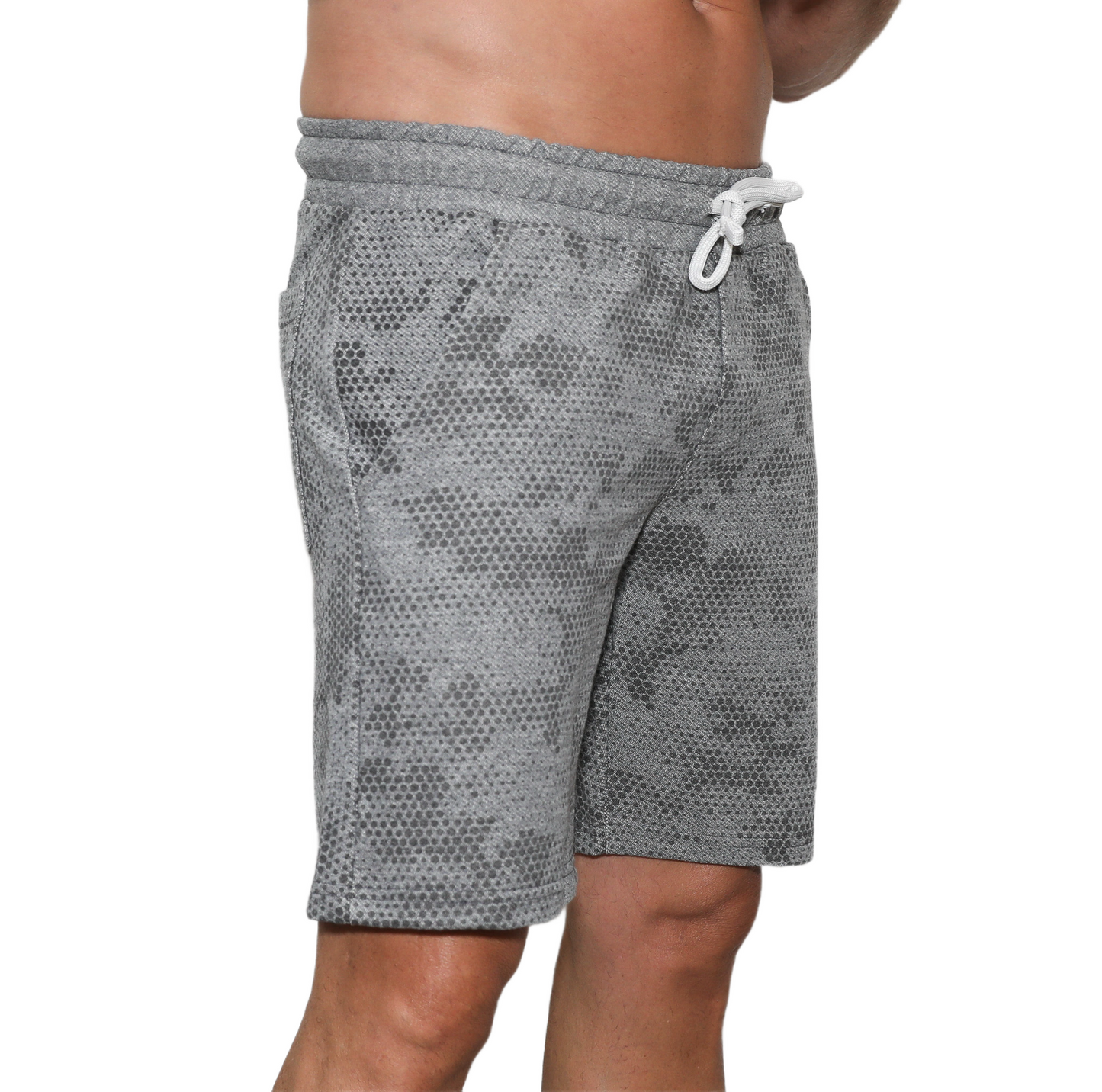 Bermuda Bad Boy Tactical Camo Cor Cinza Escuro