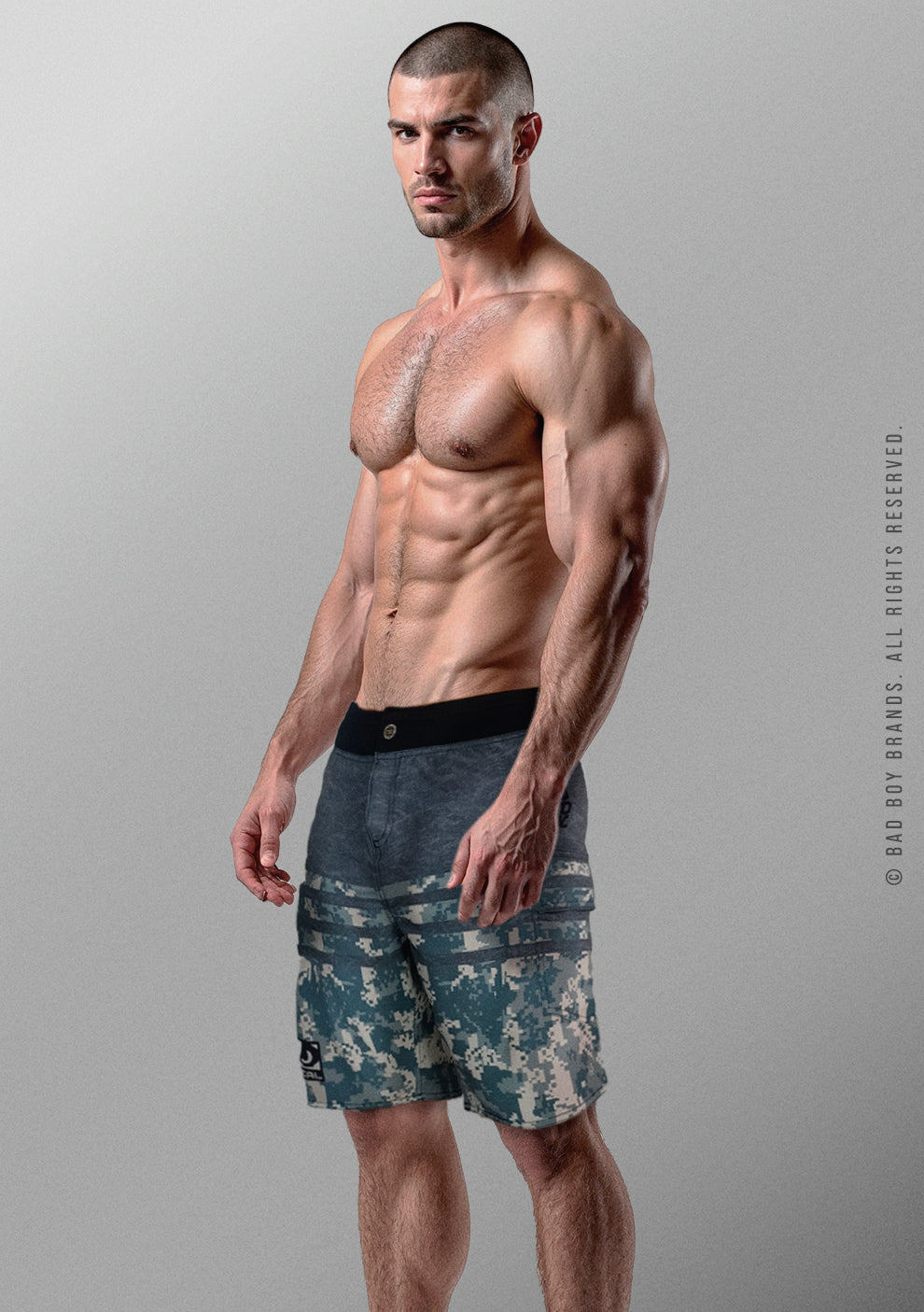 Bermuda Hybrid Bad Boy Tactical Camo Check