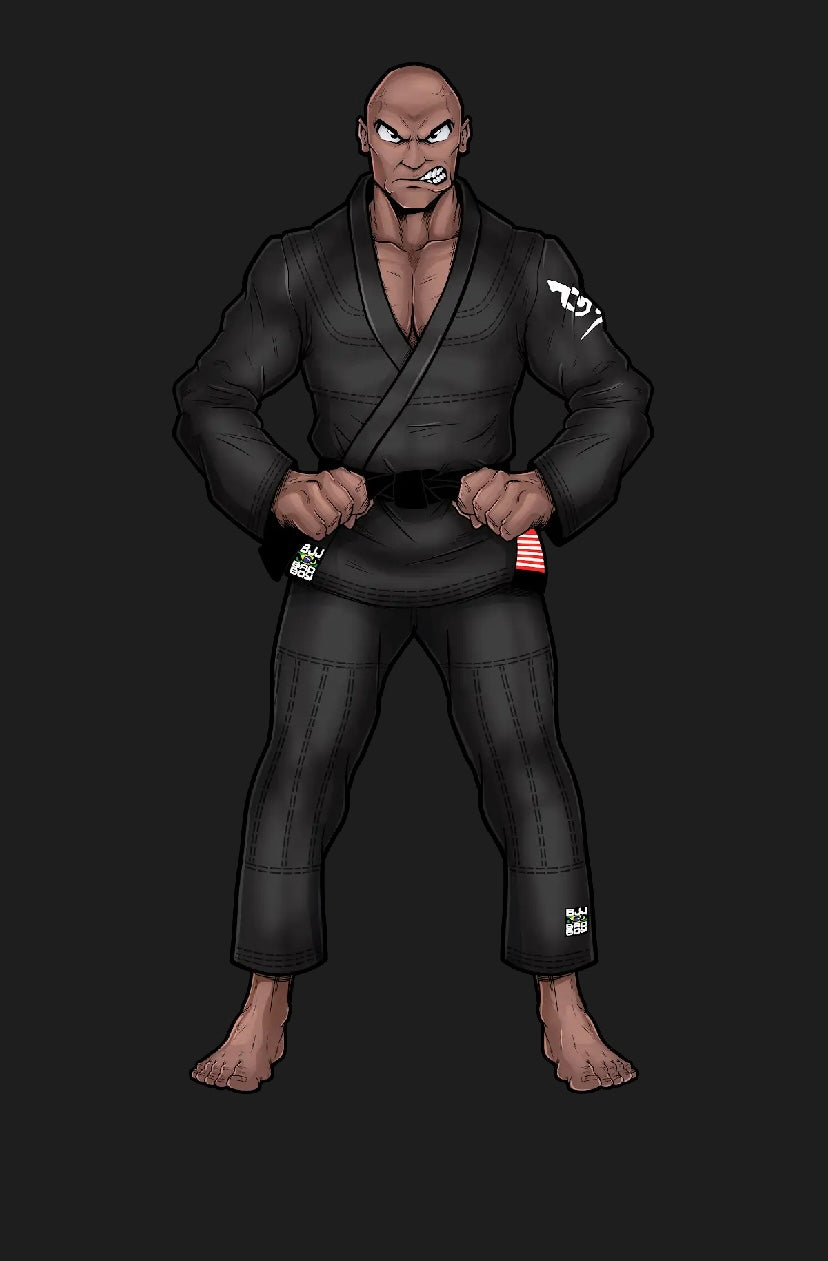 Edição Limitada Kimono Bad Boy 'El Face' Preto
