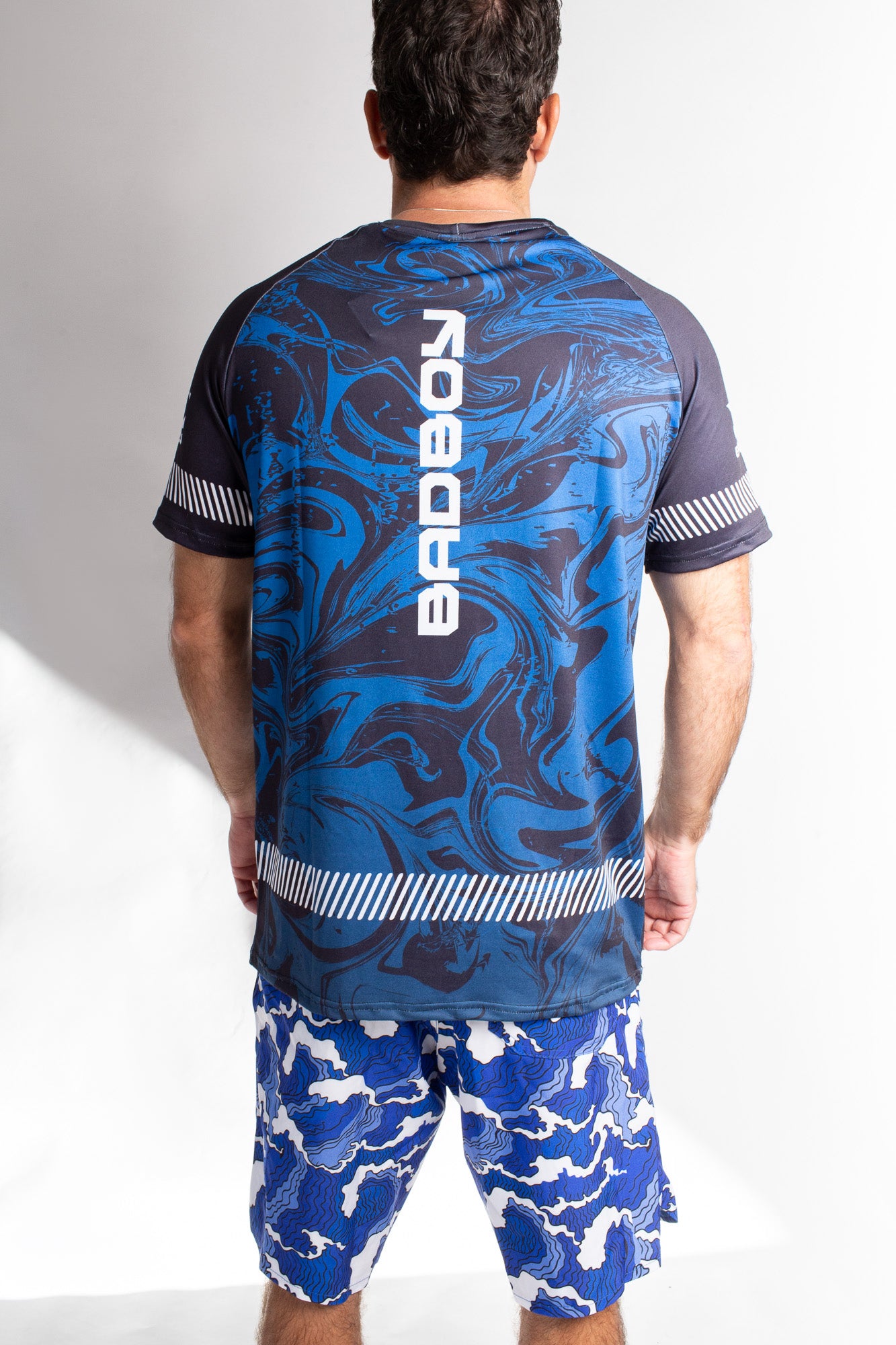 Camiseta Sport Dry-fit Blue Camo