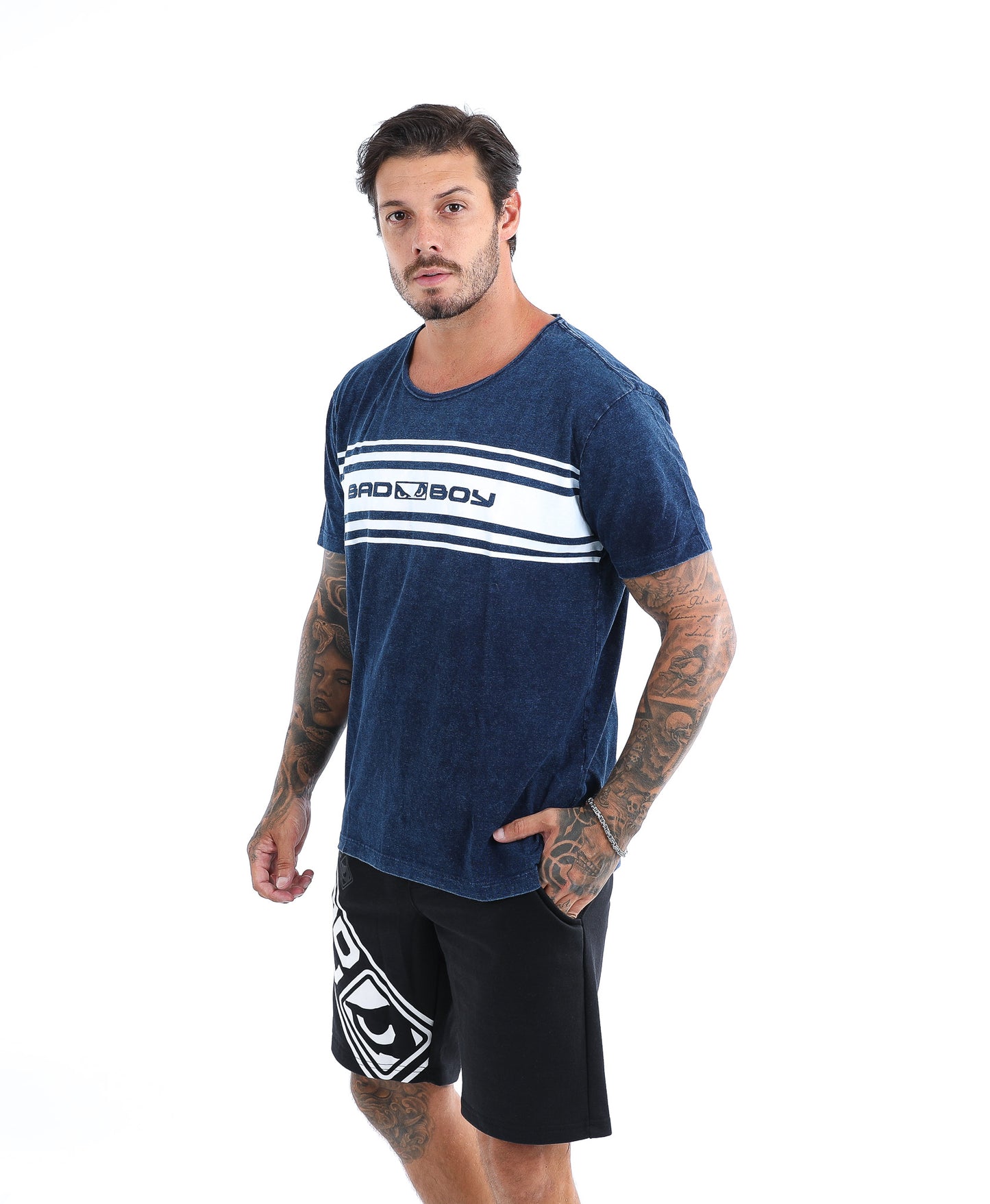 Camiseta Bad Boy Marinho