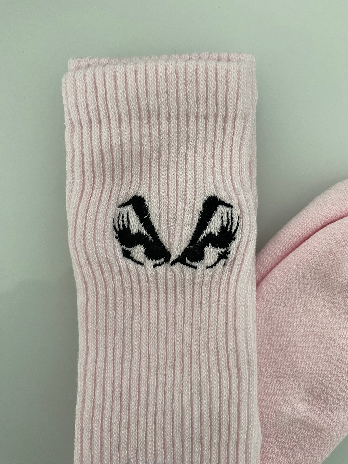 Meia Cano Alto Sexy Machine Light Pink