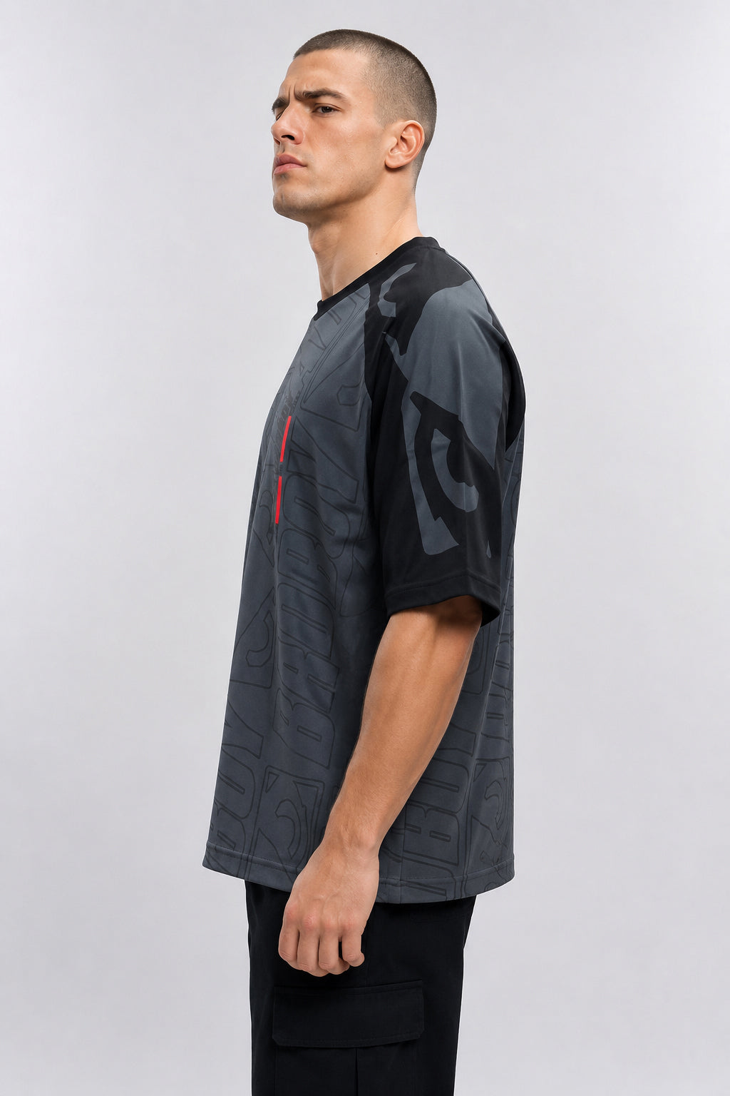 Camiseta Bad Boy Oversized Legacy Chumbo