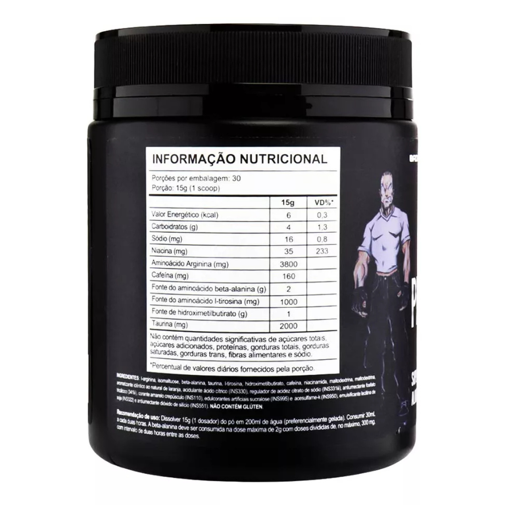 Pré Treino Sabor Laranja Bad Boy 450g