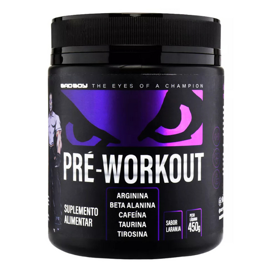 Pré Treino Sabor Laranja Bad Boy 450g