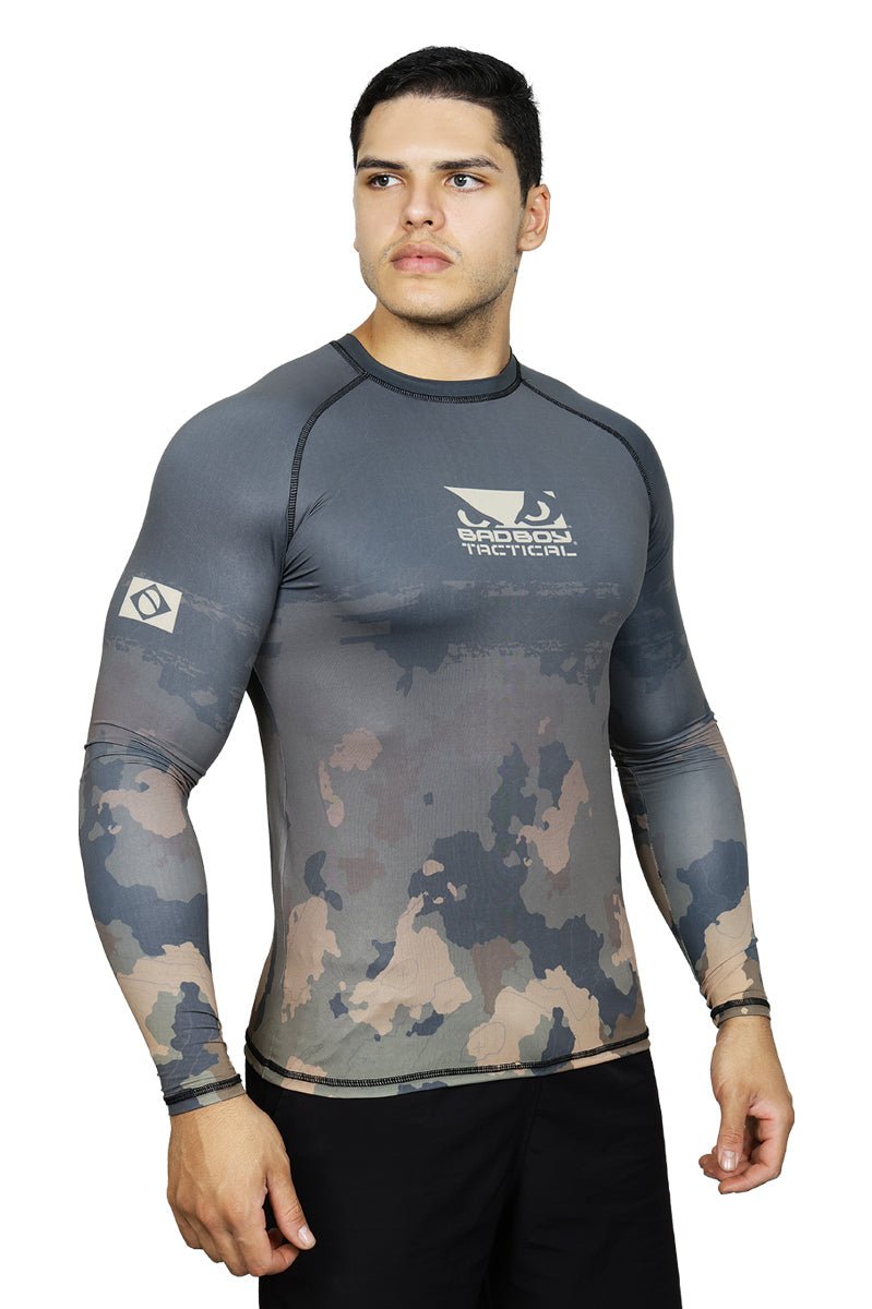 Rashguard Bad Boy Compressão Tactical Armstrong UV 50+