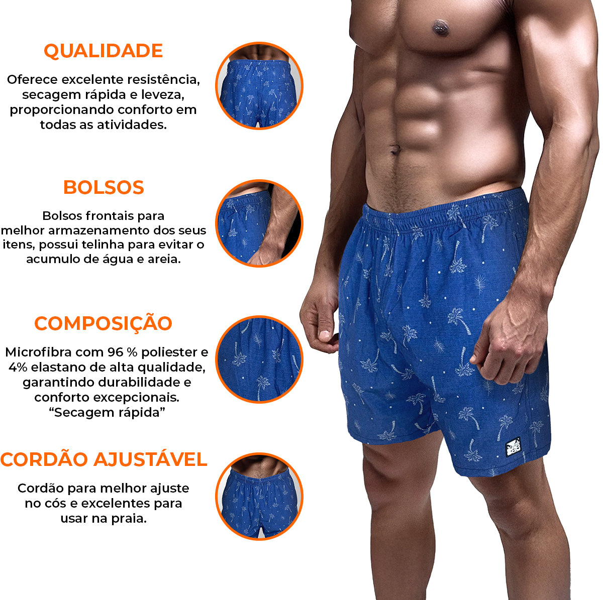 Shorts Bad Boy Tropic