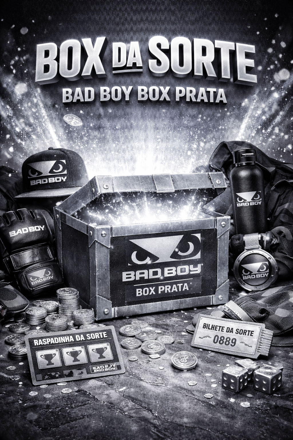 Box da Sorte Bad Boy - Box Prata