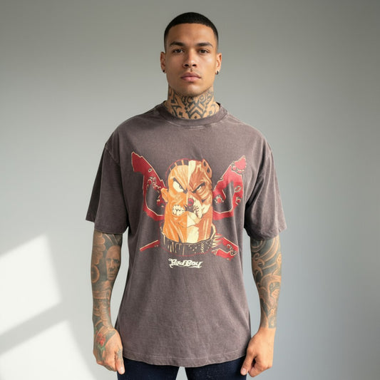 Camiseta Oversized Estonado - Half Face