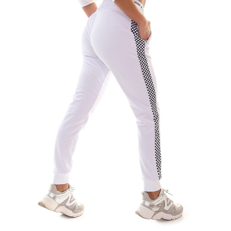 Calça Moletom Love Peace Sexy Machine Branco