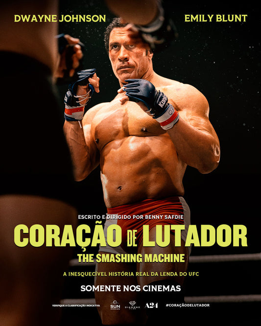 Um duelo real: Smashing Machine - Coração de Lutador chegou aos cinemas!