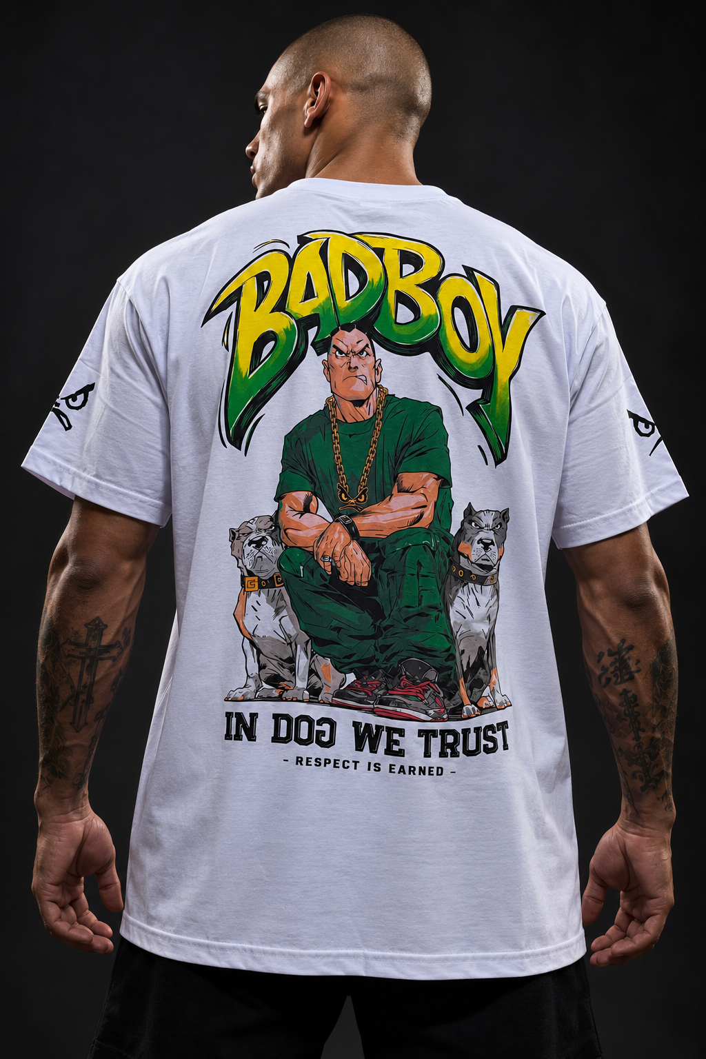 Camiseta Bad Boy Old School In Dog We Trust