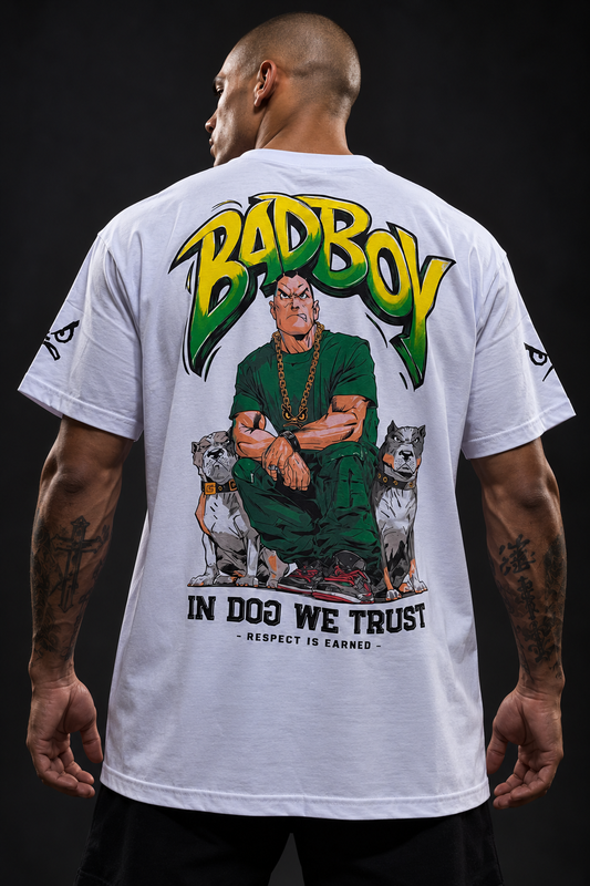 Camiseta Bad Boy Old School In Dog We Trust