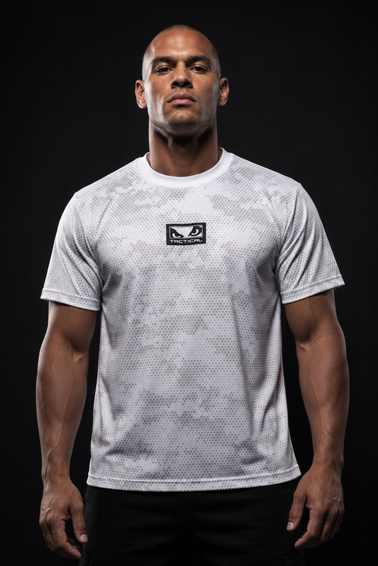 Camiseta Bad Boy Camo Cor Off White