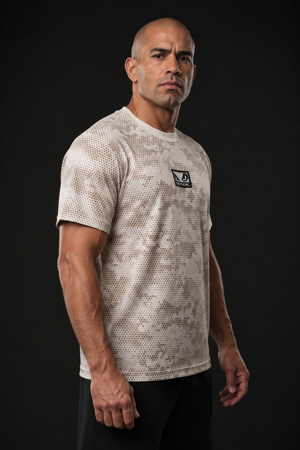 Camiseta Bad Boy Camo Cor Bege