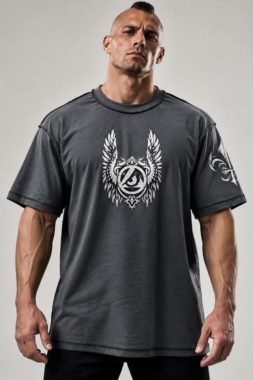 Camiseta Bad Boy Shield Dupla Face