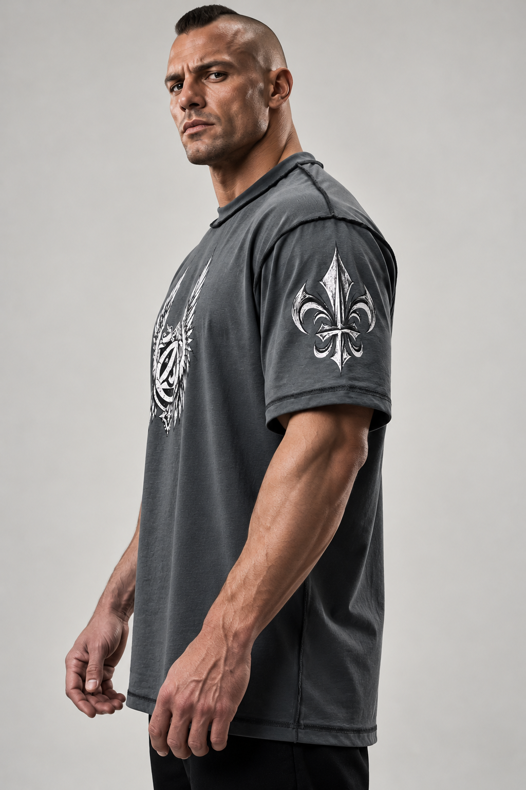 Camiseta Bad Boy Shield Dupla Face