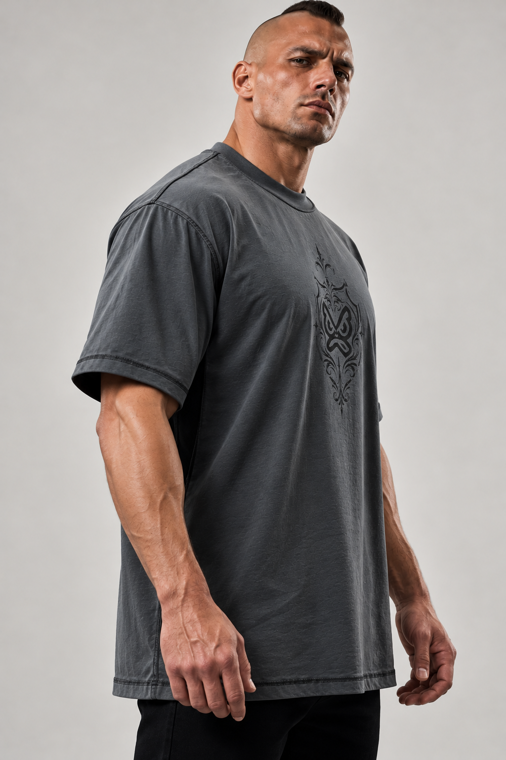 Camiseta Bad Boy Shield Dupla Face