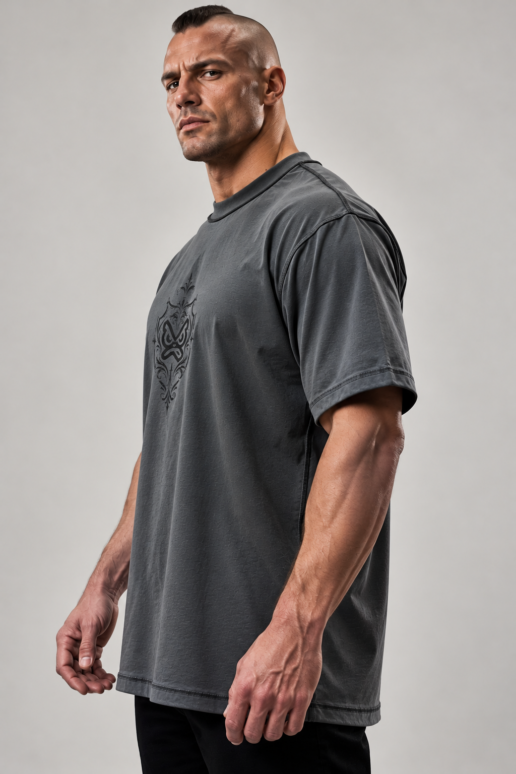 Camiseta Bad Boy Shield Dupla Face