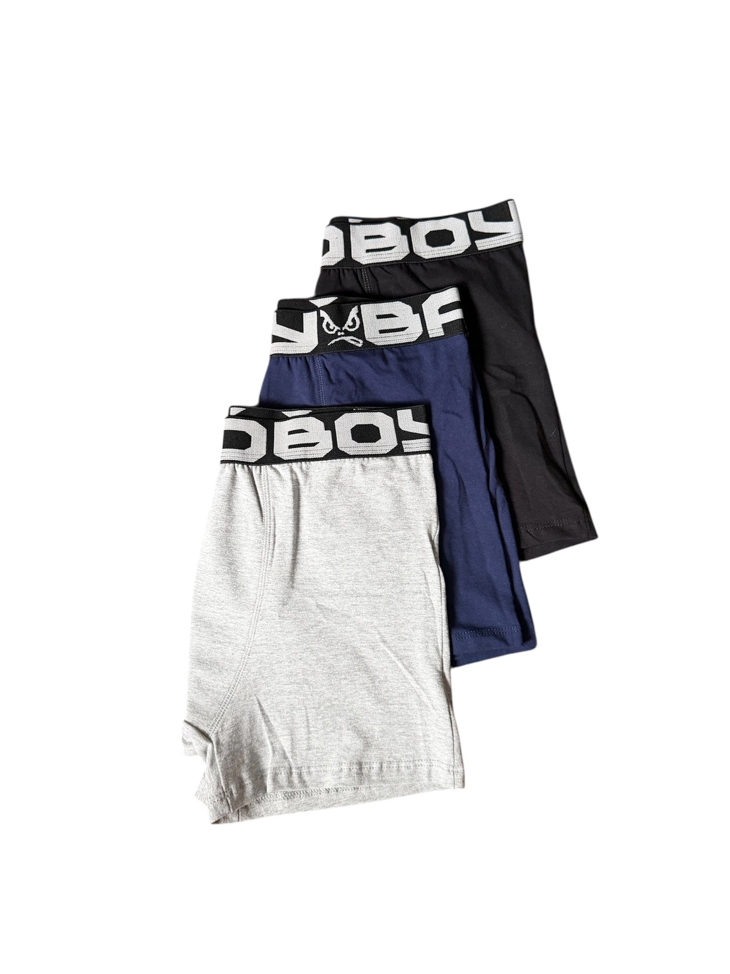 Kit com 3 Cuecas Boxer Bad Boy Essencial Colours Under Gear