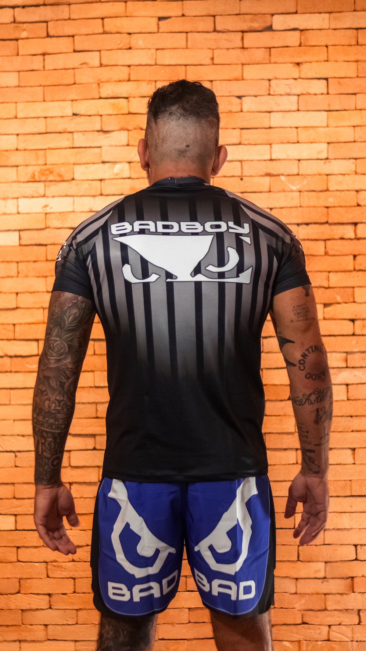 Camiseta Sport UV Bad Boy Silver Stripes