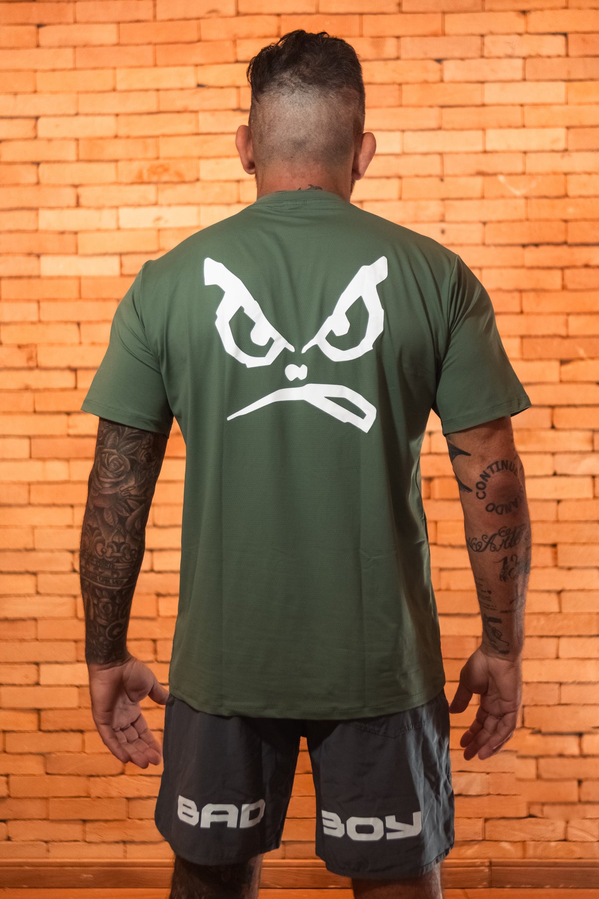 Camiseta Sport Dry Fit Bad Boy El Face Olive