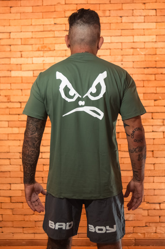 Camiseta Sport Dry Fit Bad Boy El Face Olive