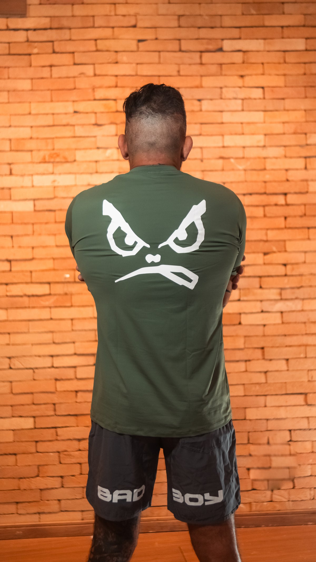 Camiseta Sport Dry Fit Bad Boy El Face Olive