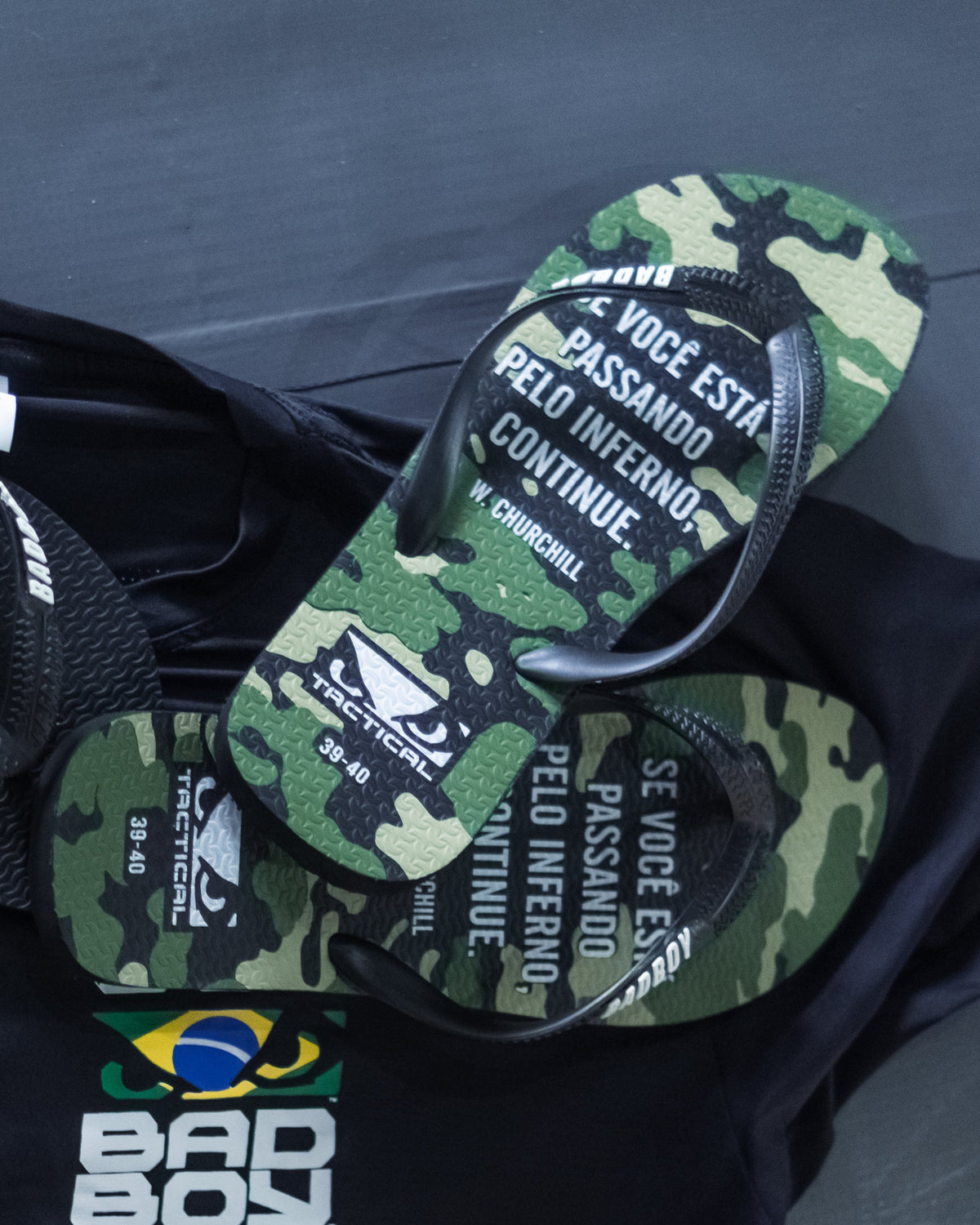 Chinelo Bad Boy Tactical Camo Sandals