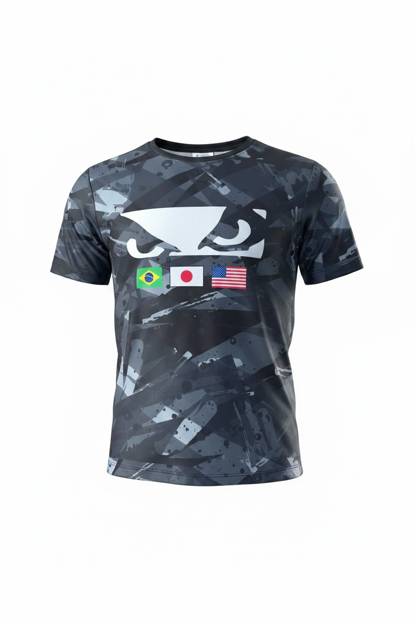 Camiseta Sport Dry Fit Bad Boy Flags