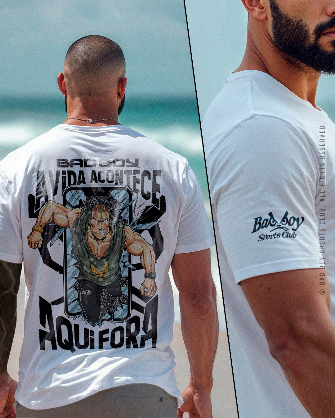 Camiseta "A Vida Acontece Aqui Fora"