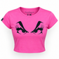 Baby Tee Sexy Machine Nostalgic Pink