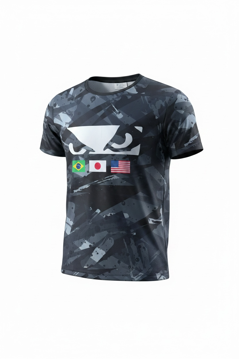 Camiseta Sport Dry Fit Bad Boy Flags