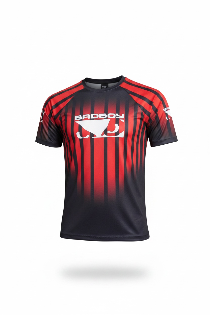 Camiseta Sport UV Bad Boy Red Stripes