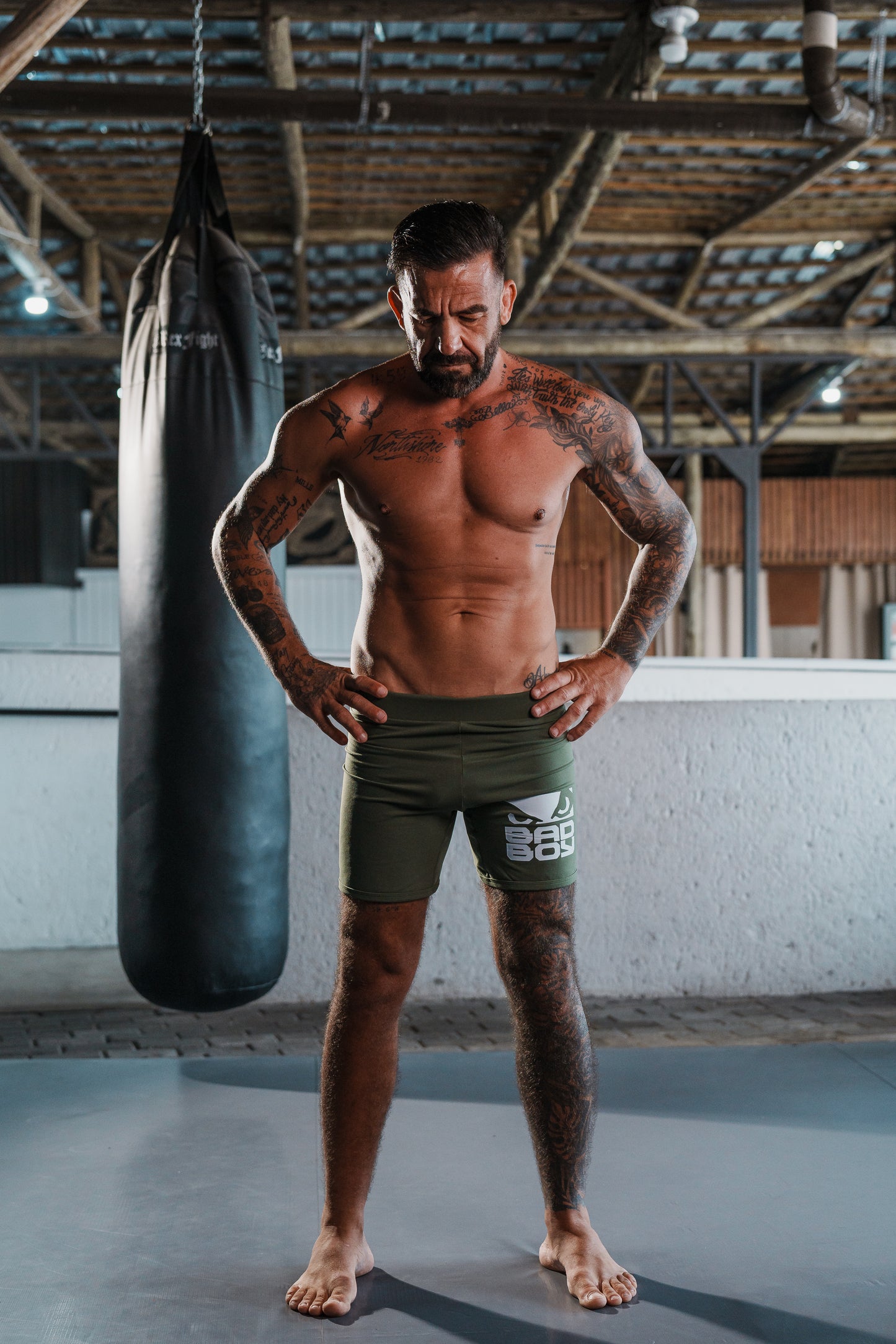 Edição limitada Sungão Vale Tudo Shorts Verde Militar