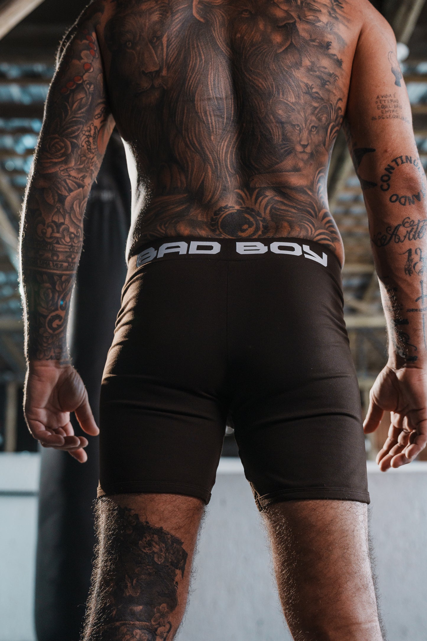 Edição limitada Sungão Vale Tudo Shorts Dark Brown