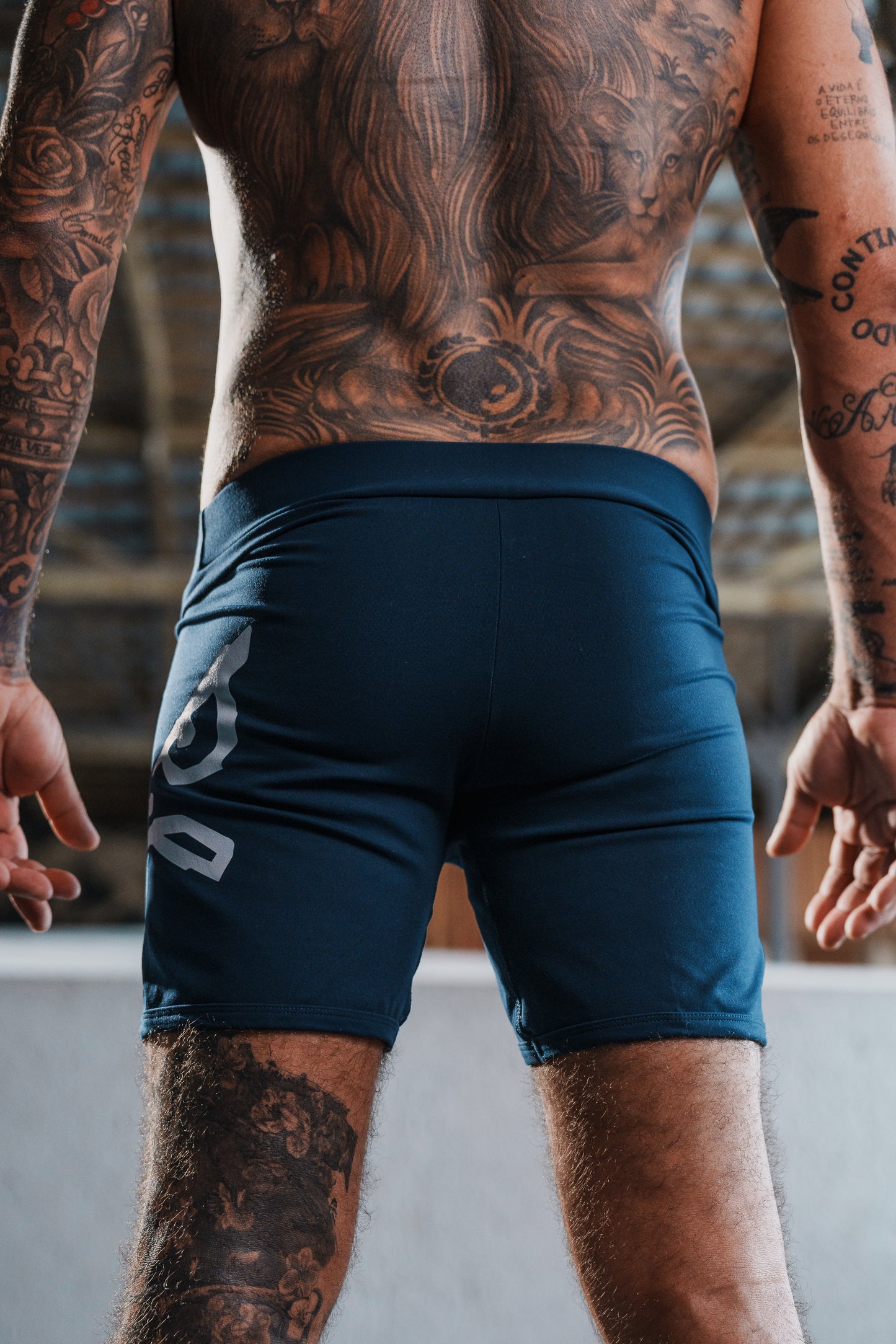 Edição limitada Sungão Vale Tudo Shorts El Face Navy