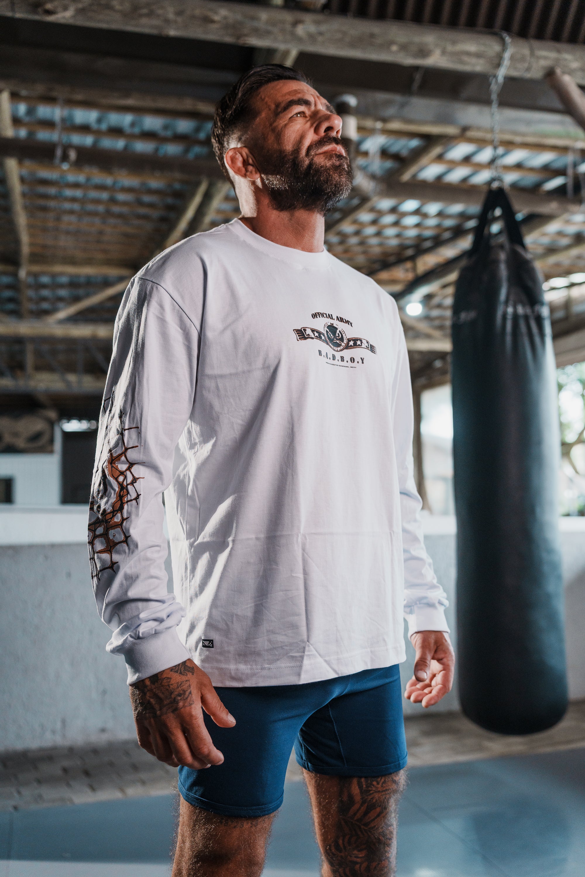 Camiseta Oversized Manga Longa Bad Boy - OFFICIAL ARMY