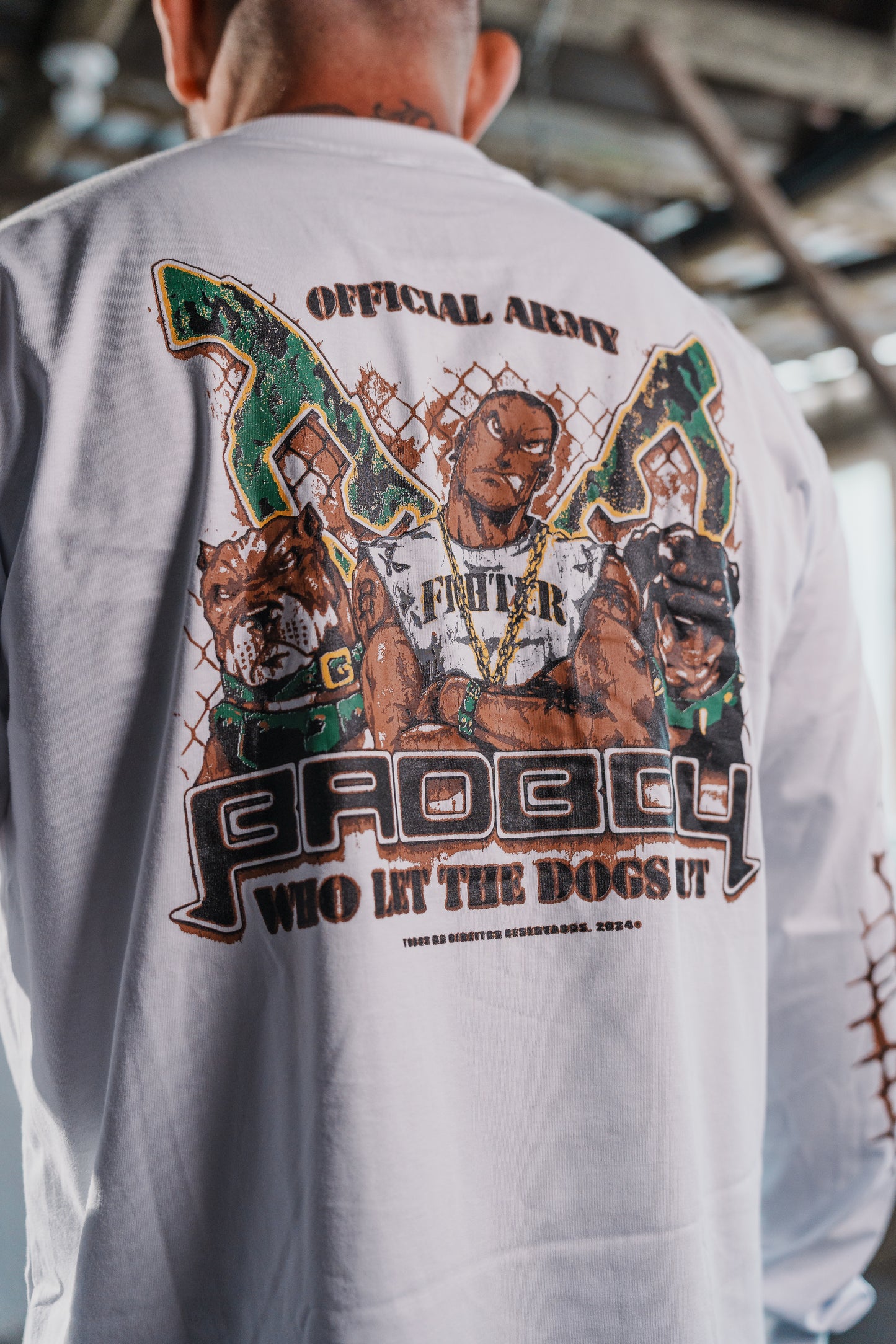 Camiseta Oversized Manga Longa Bad Boy - OFFICIAL ARMY