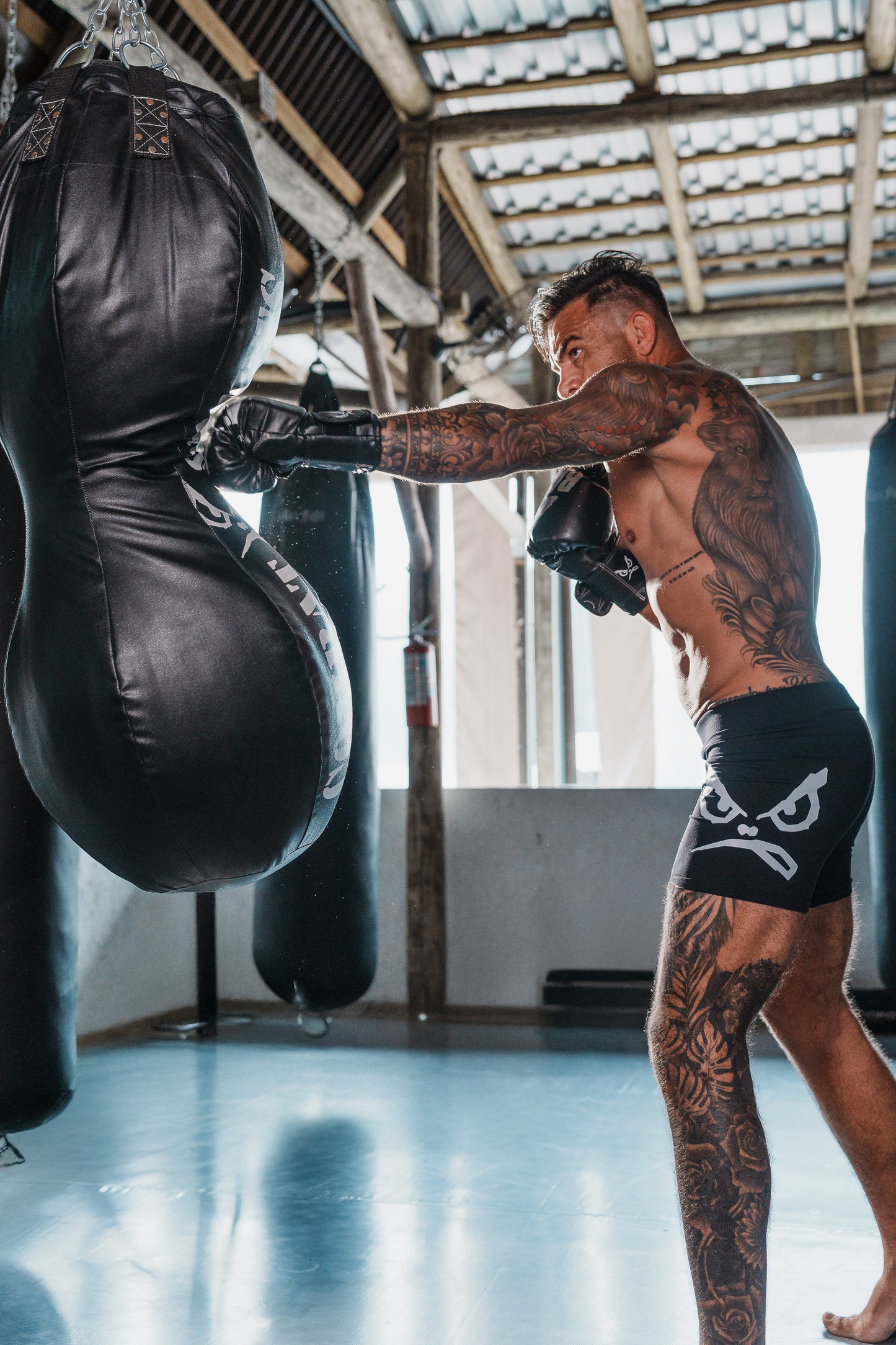 Edição limitada Sungão Vale Tudo Shorts El Face Black