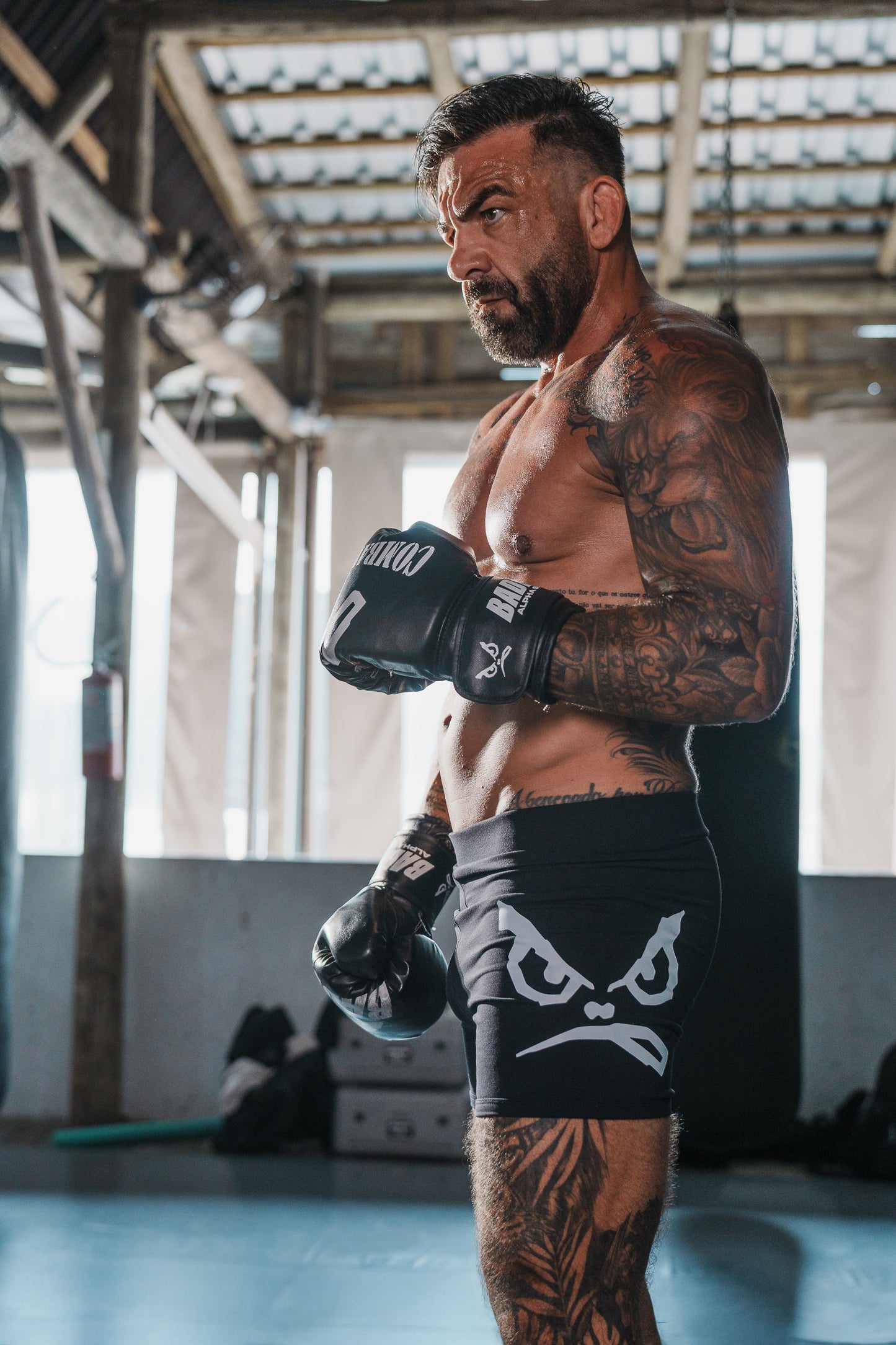 Edição limitada Sungão Vale Tudo Shorts El Face Black