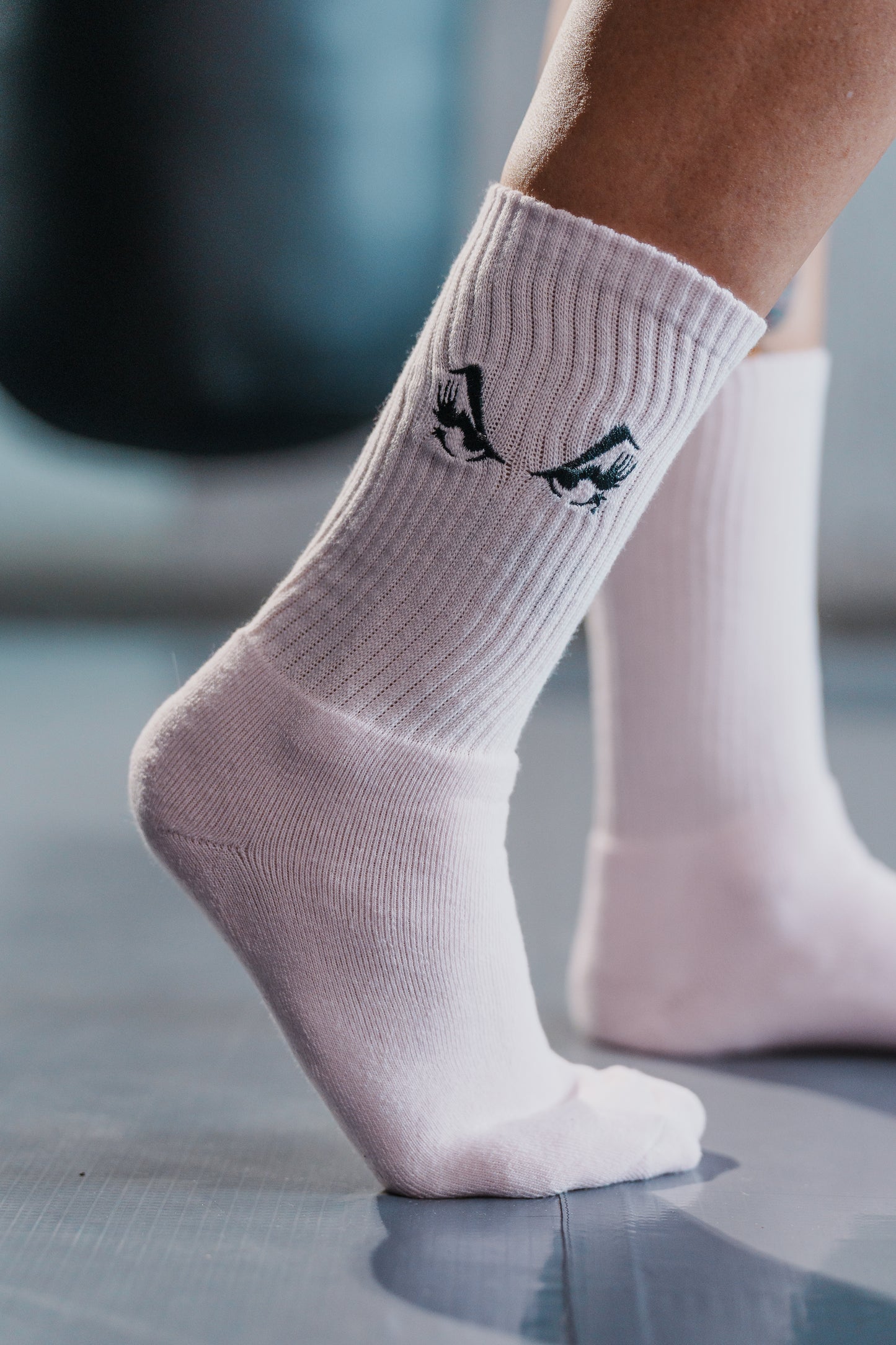 Meia Cano Alto Sexy Machine Light Pink