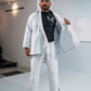 Edição Limitada Kimono Bad Boy 'El Face' Branco