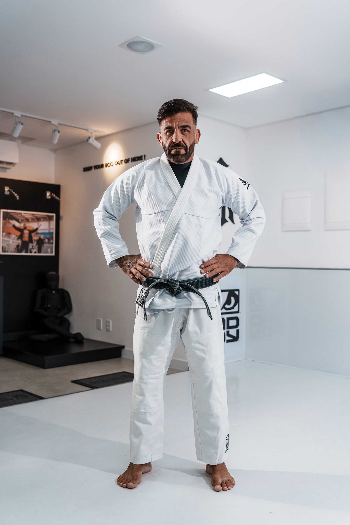 Edição Limitada Kimono Bad Boy 'El Face' Branco